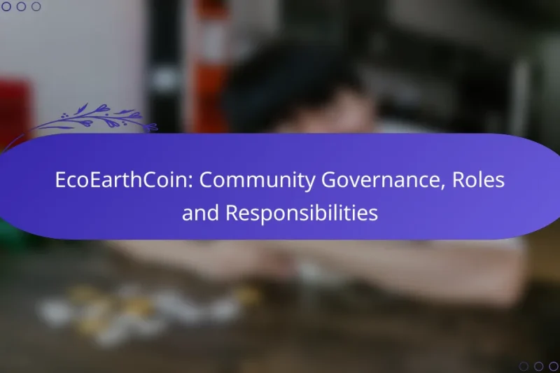 EcoEarthCoin: Community Governance, Roles and Responsibilities